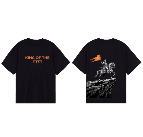 The "Bharat Warrior" Oversized Tee