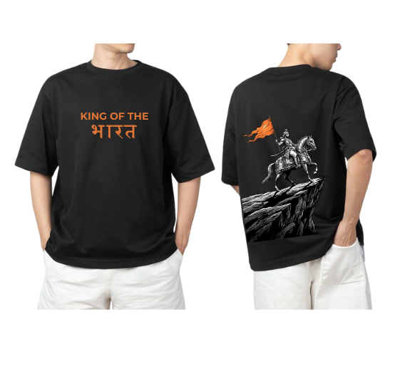 The "Bharat Warrior" Oversized Tee
