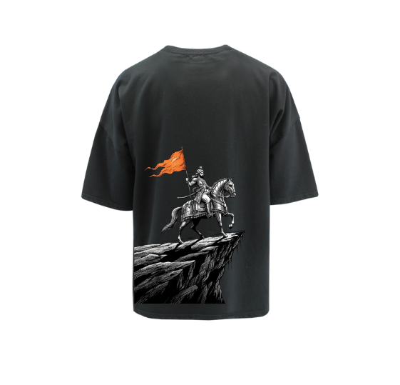 The "Bharat Warrior" Oversized Tee