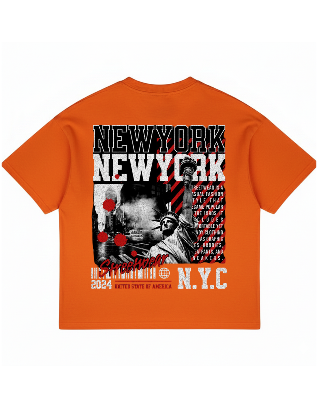 Liberty streetwear oversized tee